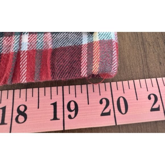 Lands End Women 1X Red Plaid Flannel Pajama Pants Classic Cozy Christmas Holiday - Picture 3 of 9